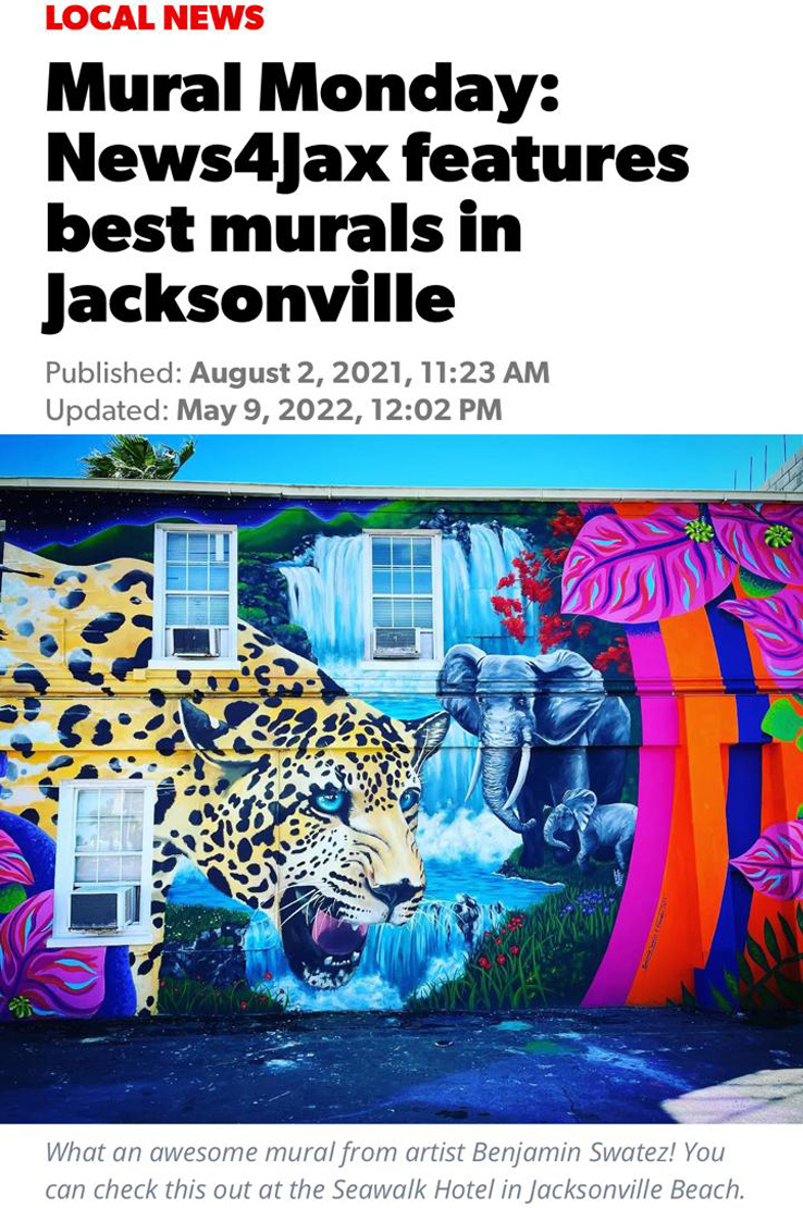 Mural Monday: News4JAX Features Jacksonville Murals, News4JAX